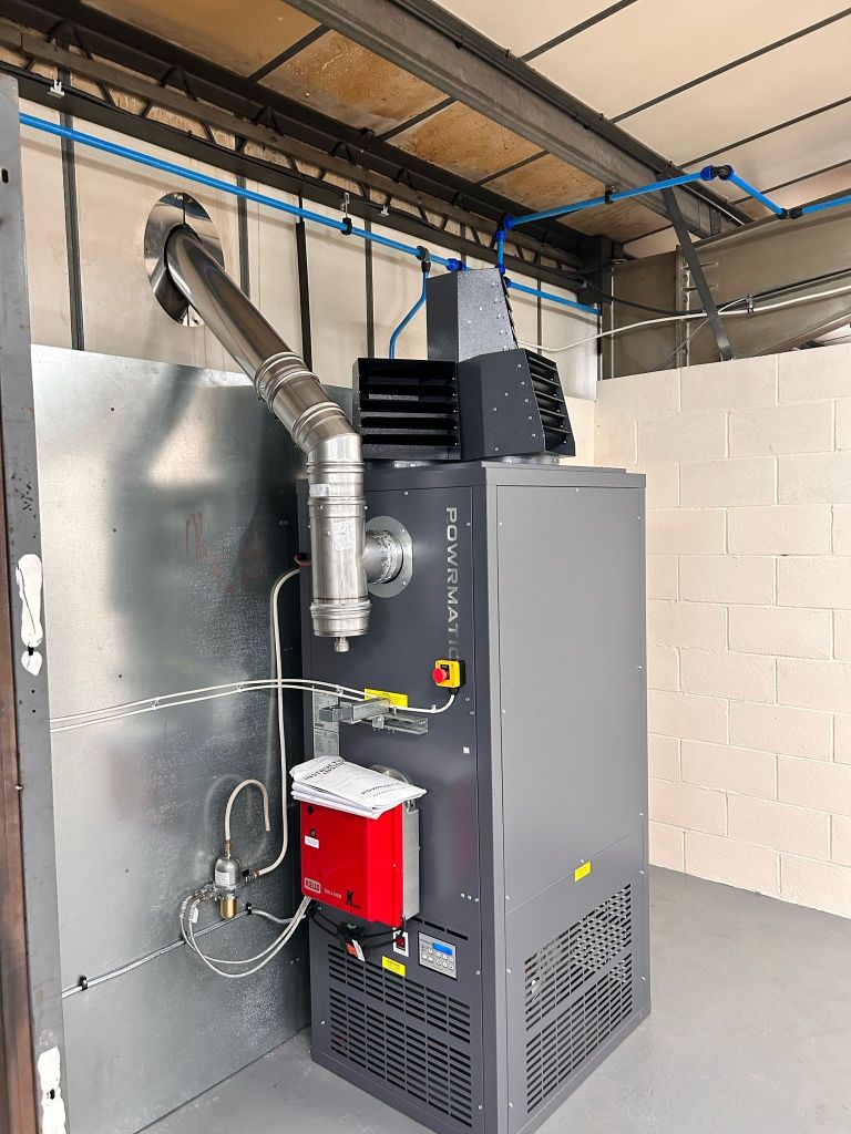 Air Heater Installation