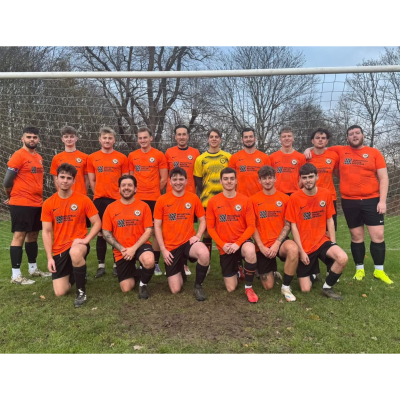 Saxmundham football team in IBS sponsored kit